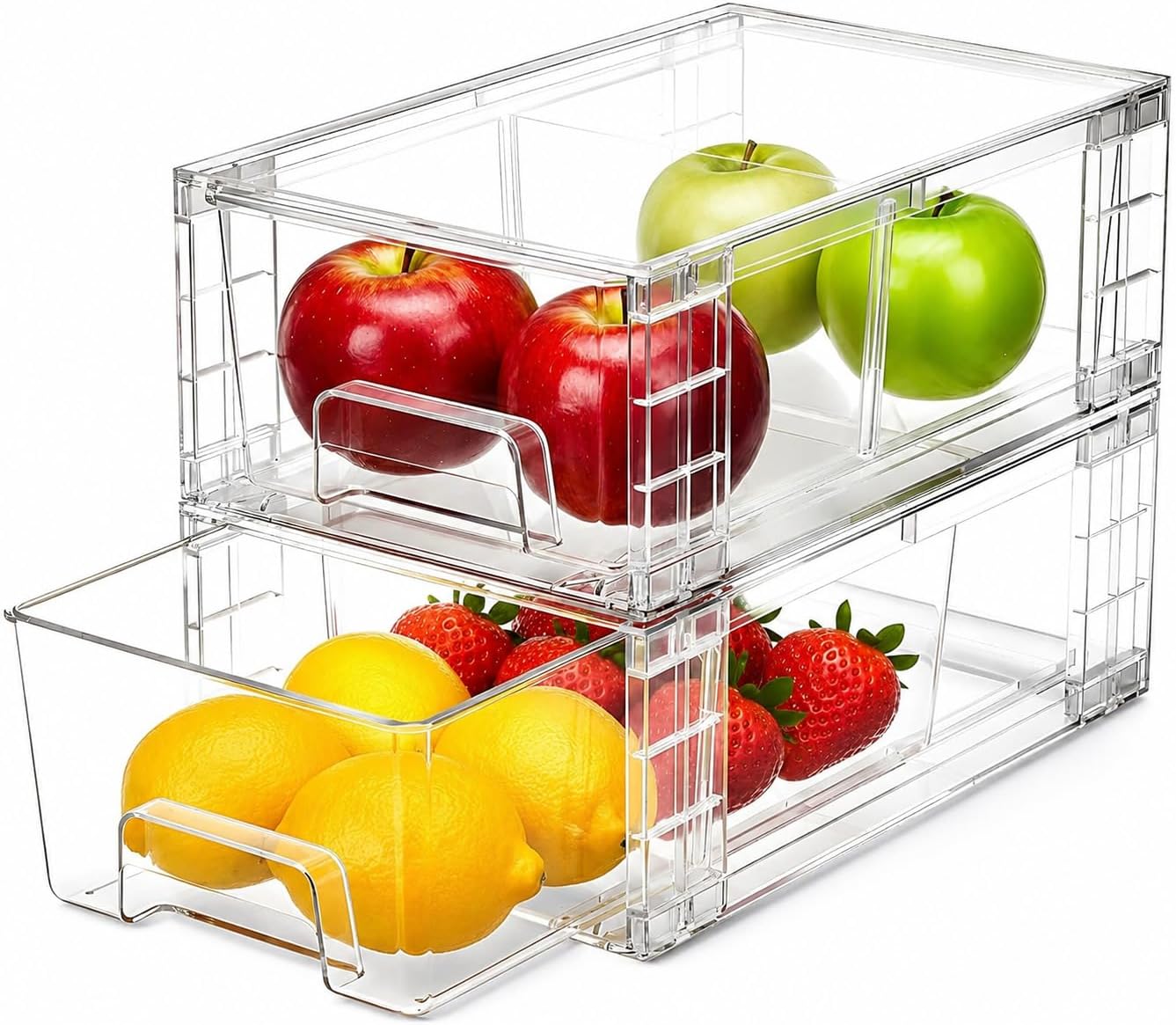 Stackable Pantry Bin - Lot de 2 tiroirs de rangement