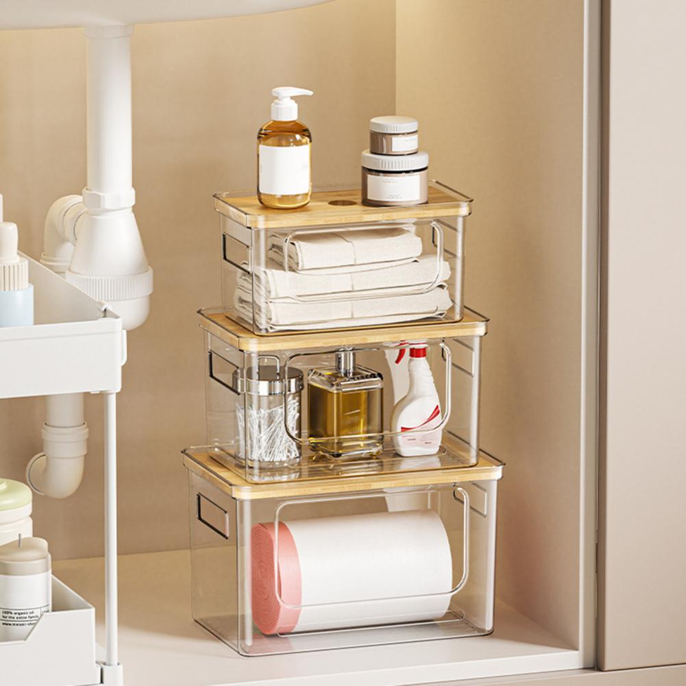 Stackable Pantry Bin - Organisateur de sacs poubelle empilable avec