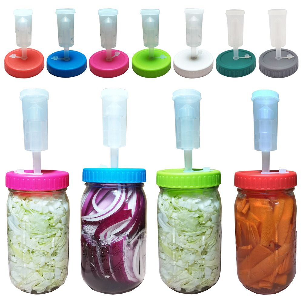 Mason Jar Wide Mouth - Couvercle de bocal Mason sans eau