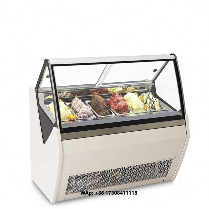 Food Storage Glass - Congélateur vitrine immersif avec porte en