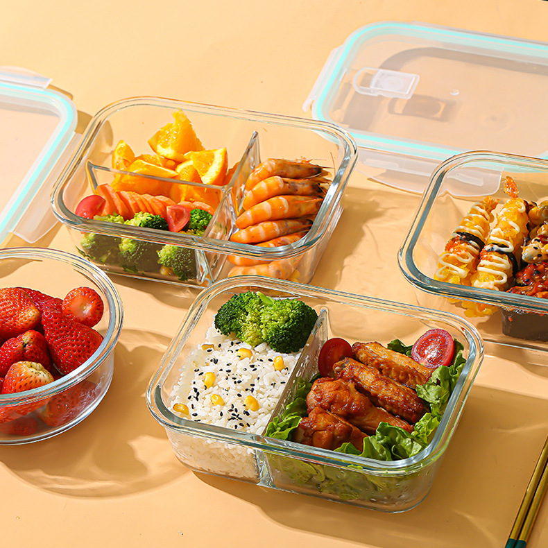 Food Storage Glass - Boîte de conservation en verre borosilicate