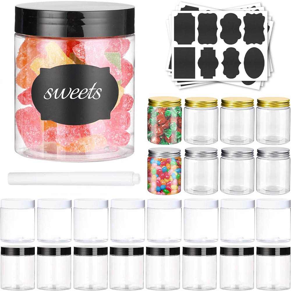 Food Storage Not Plastic - Bocaux en plastique de 8 oz