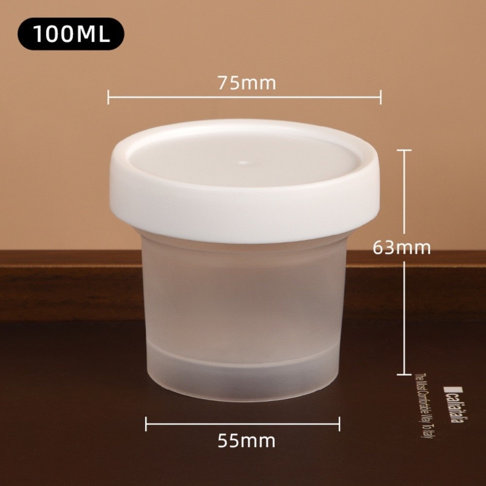 Food Storage Yogurt - 10 pots transparents pour yaourt et