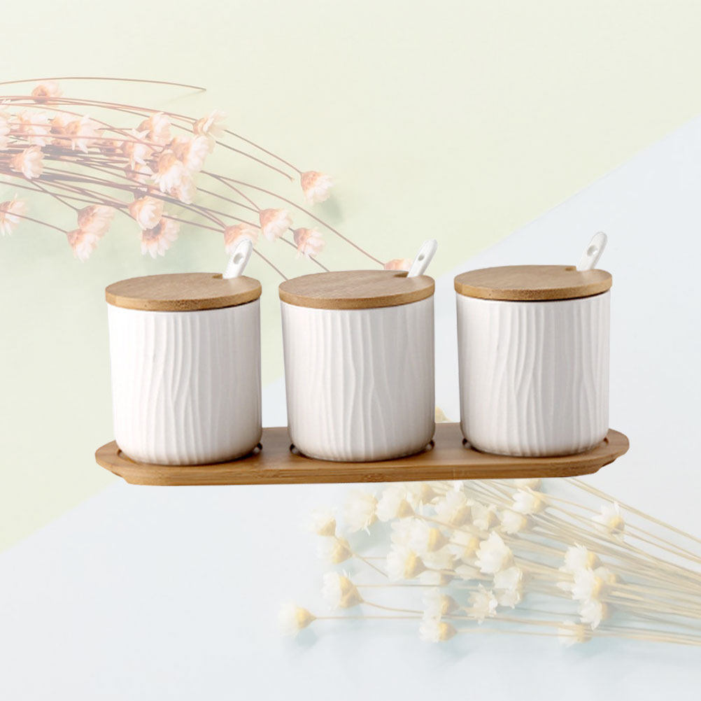 Food Storage Boxes - Ensemble de pots à épices en