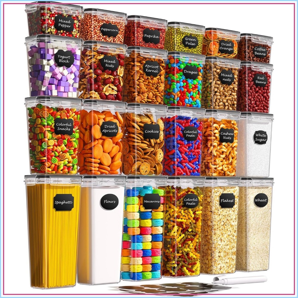 Food Storage Lid - 24 contenants hermétiques pour aliments avec