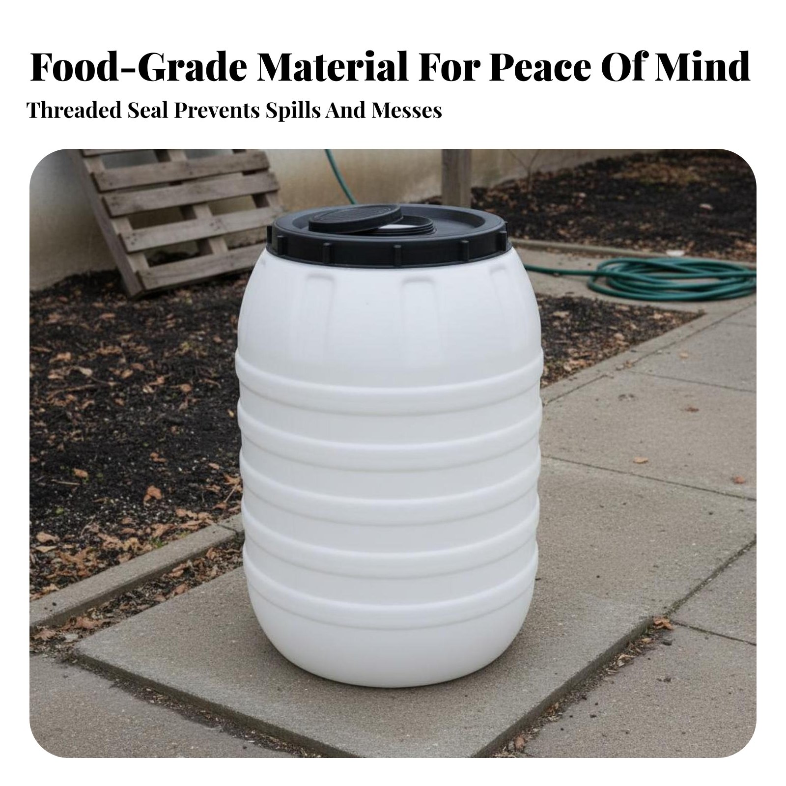 Baril en plastique de qualité  - Food Storage Lid avis et prix