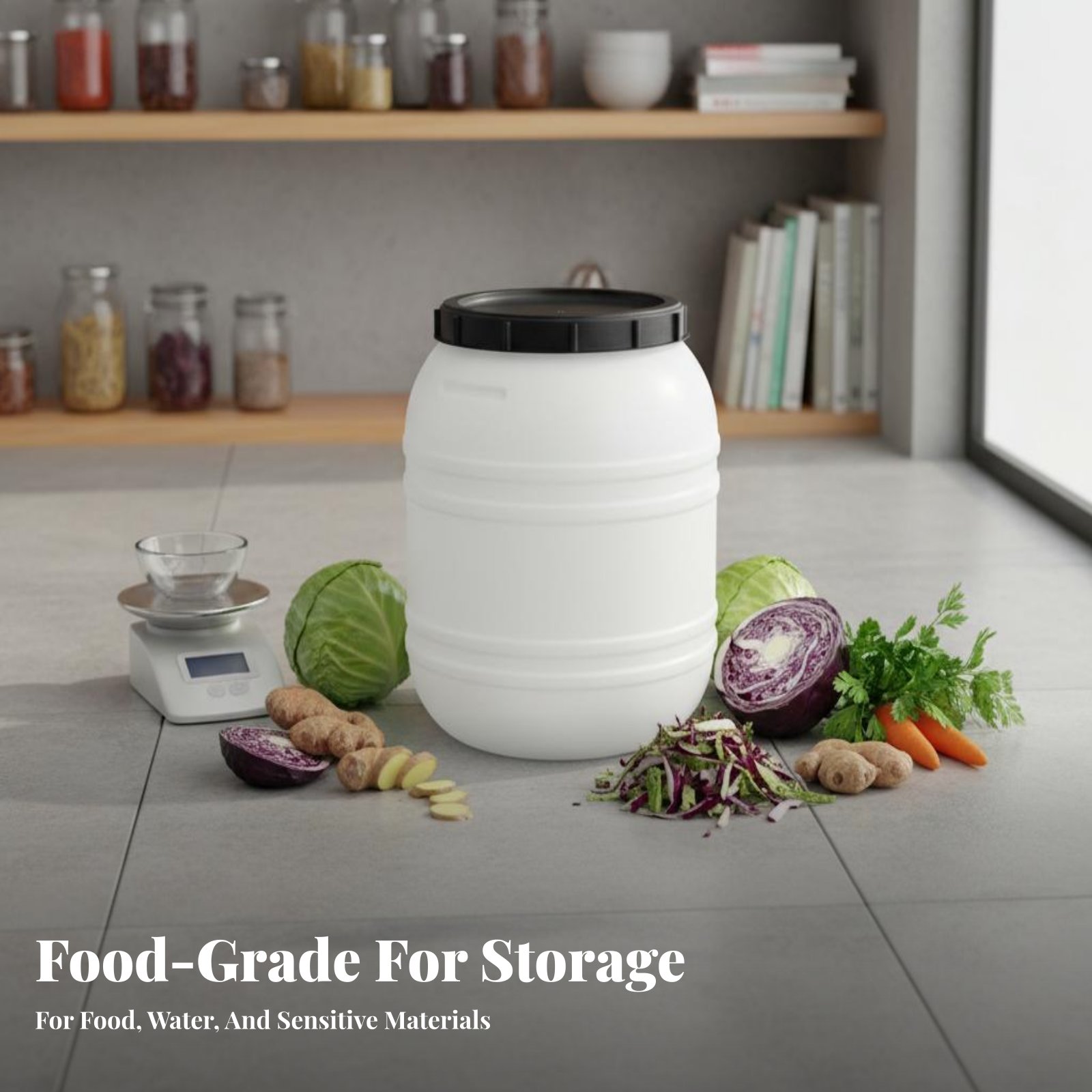 Baril en plastique de qualité  - Food Storage Lid avis et prix