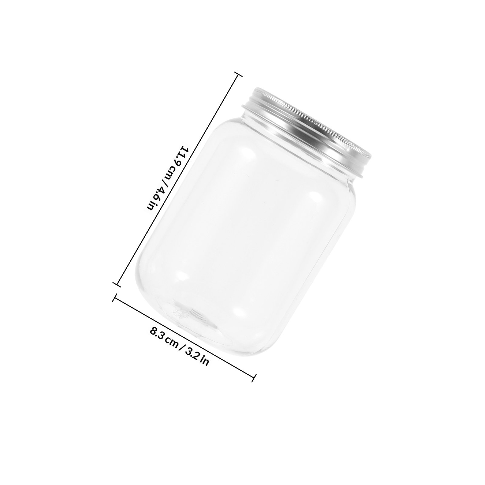 4 pots en plastique transparen - Food Storage Lid avis et prix