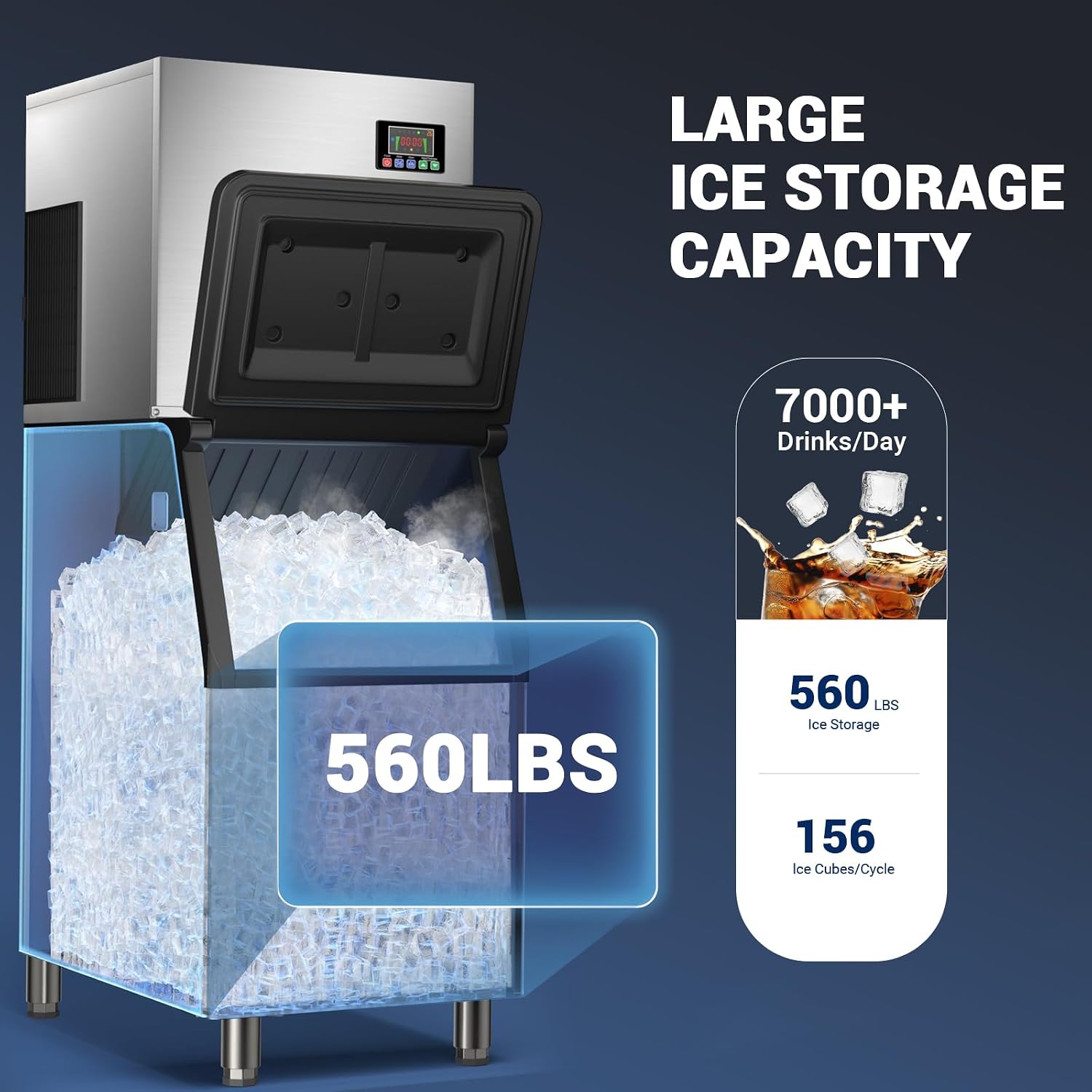 Machine à glaçons commerciale  - Food Storage Restaurant avis et prix
