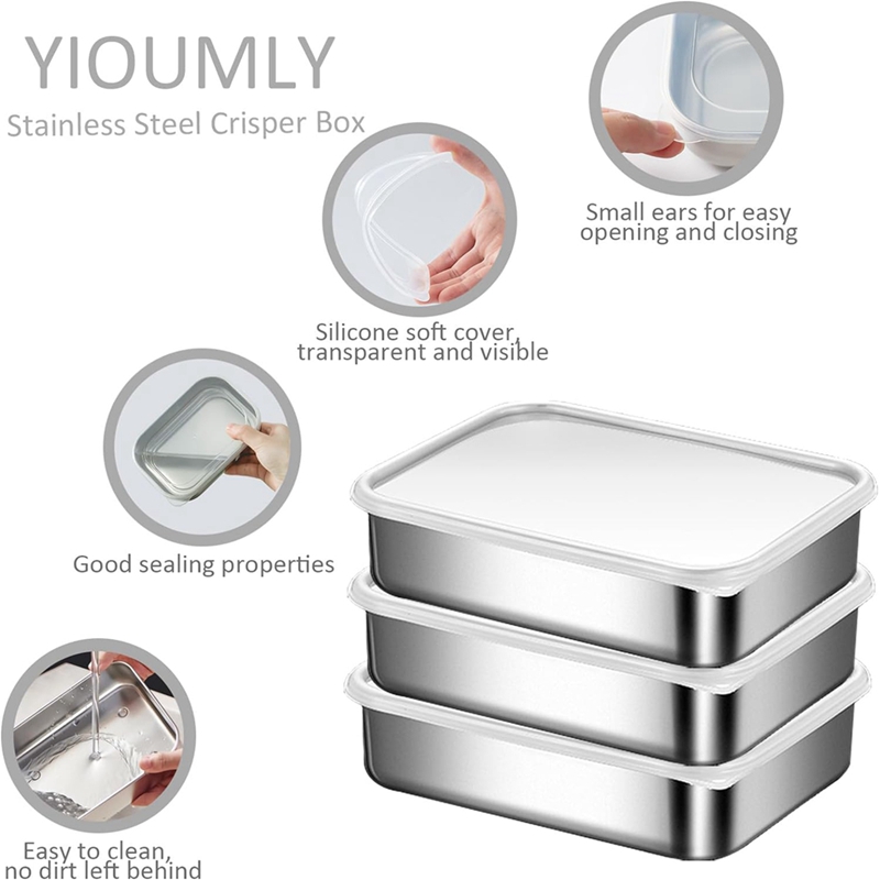 Contenants en acier inoxydable - Food Storage Boxes avis et prix