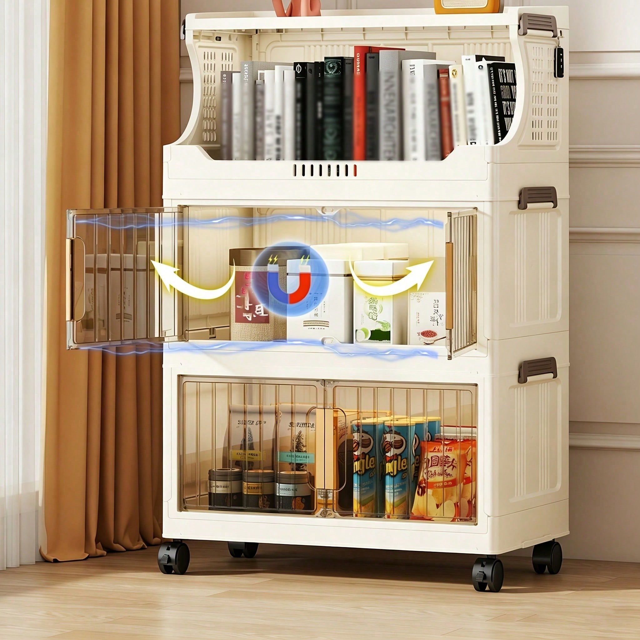 Bac de rangement pliable de 20 - Stackable Pantry Bin avis et prix