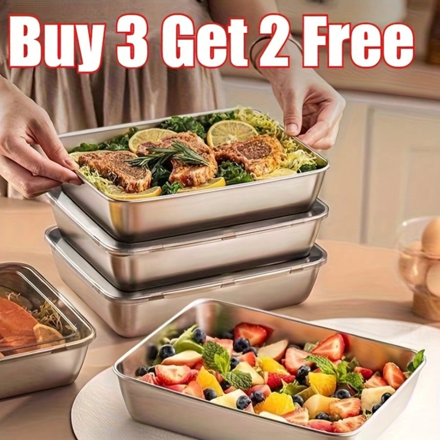 Ensemble de 5 récipients de co - Xl Food Storage Containers With Lids avis et prix