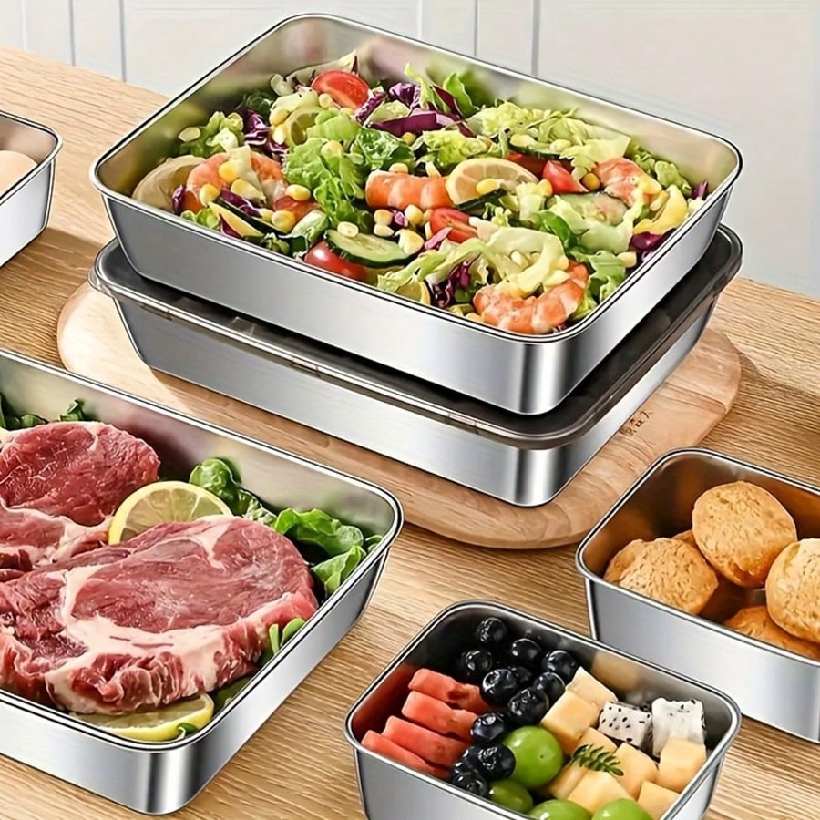 Ensemble de 5 récipients de co - Xl Food Storage Containers With Lids avis et prix