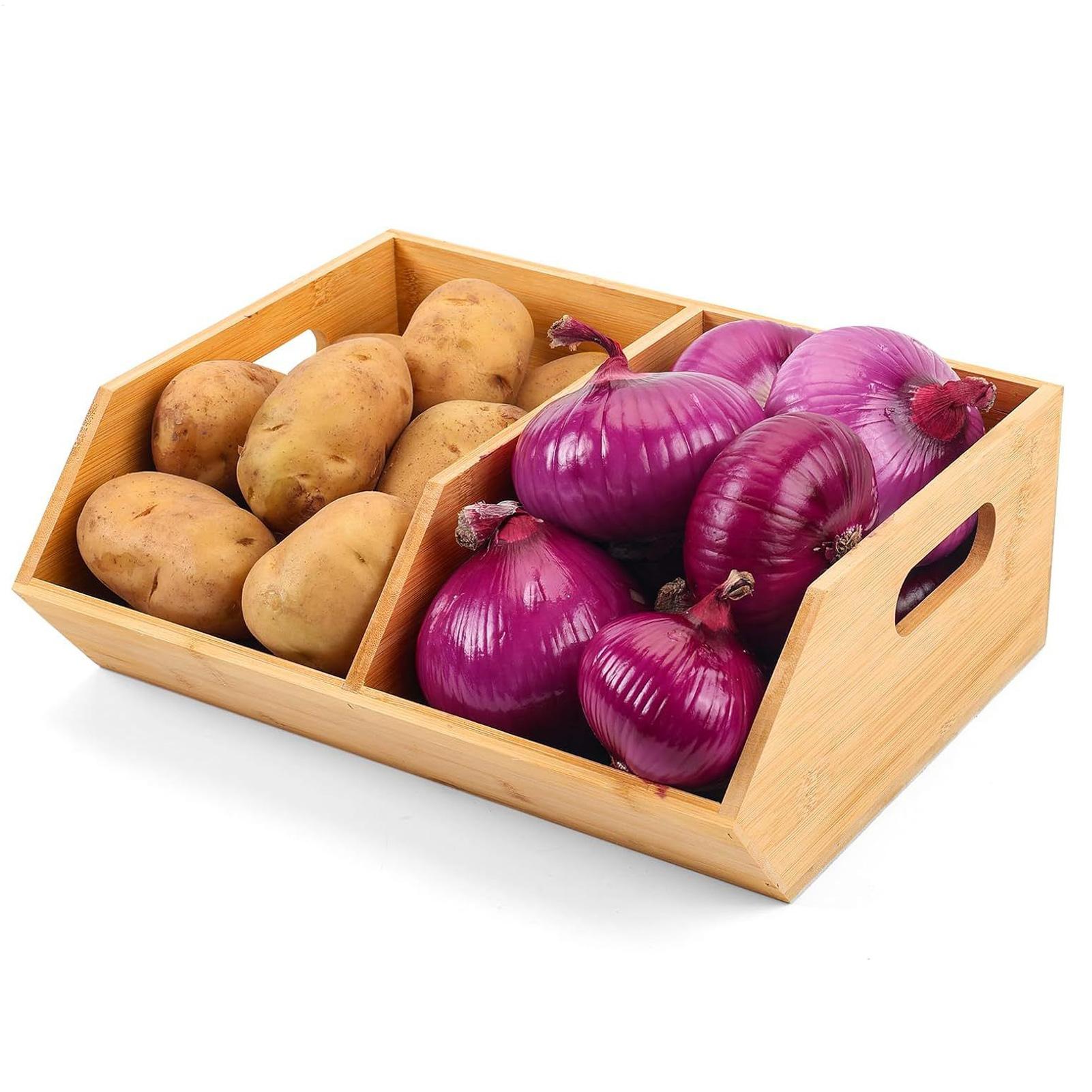Paniers de rangement pour gard - Stackable Pantry Bin avis et prix