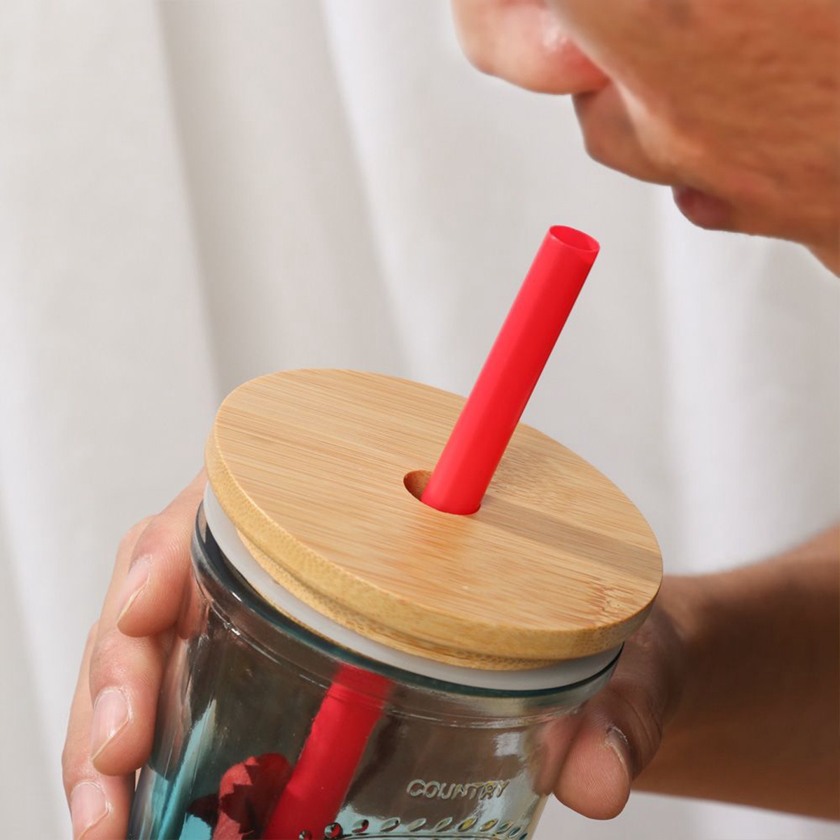 Couvercles en bois de bambou r - Mason Jar Wide Mouth avis et prix