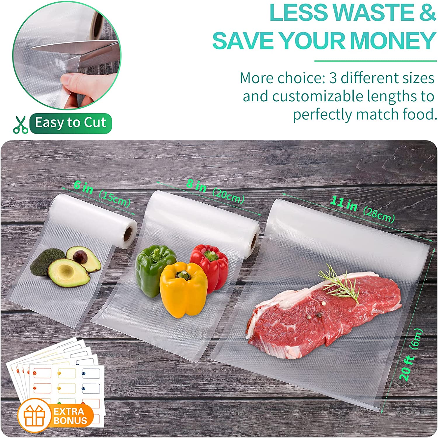 Sacs de cuisine pour scelleuse - Food Storage Vacuum Sealer Machine avis et prix