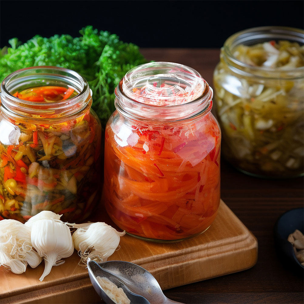 2 pièces de poids en verre à l - Mason Jar Wide Mouth avis et prix
