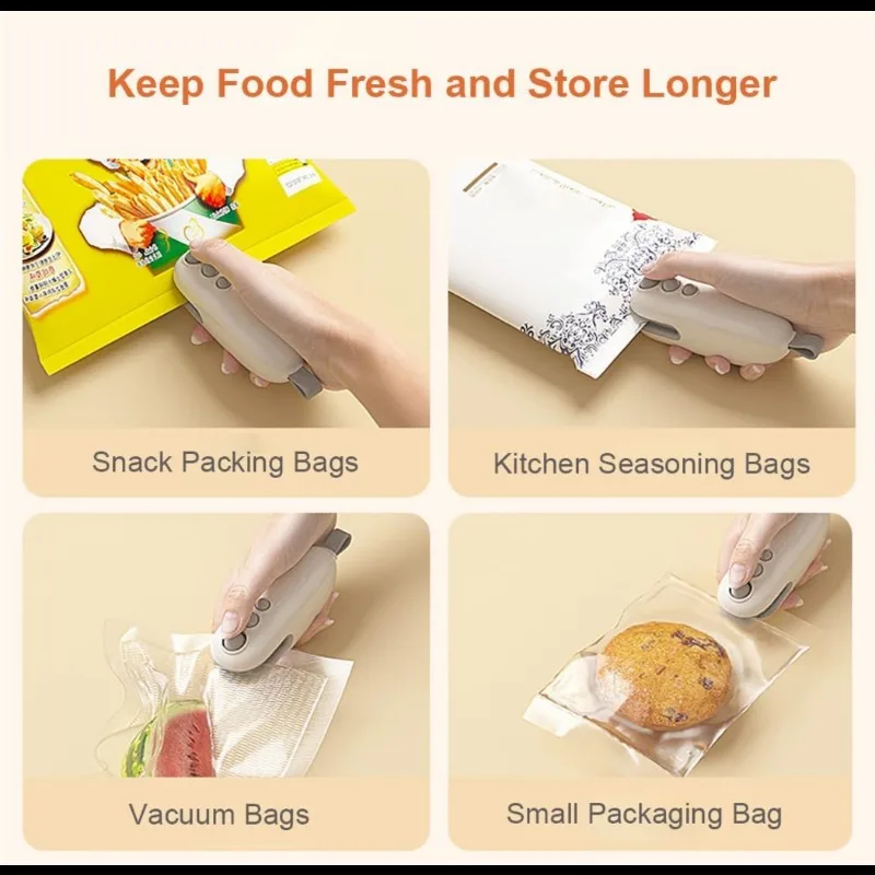Mini-scelleuse et coupe-sac 2- - Food Storage Vacuum Sealer Machine avis et prix