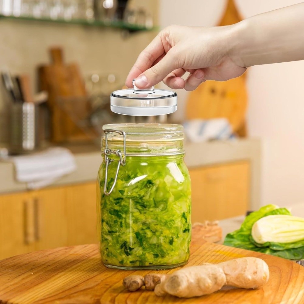 Poids en verre fermentés trans - Mason Jar Wide Mouth avis et prix