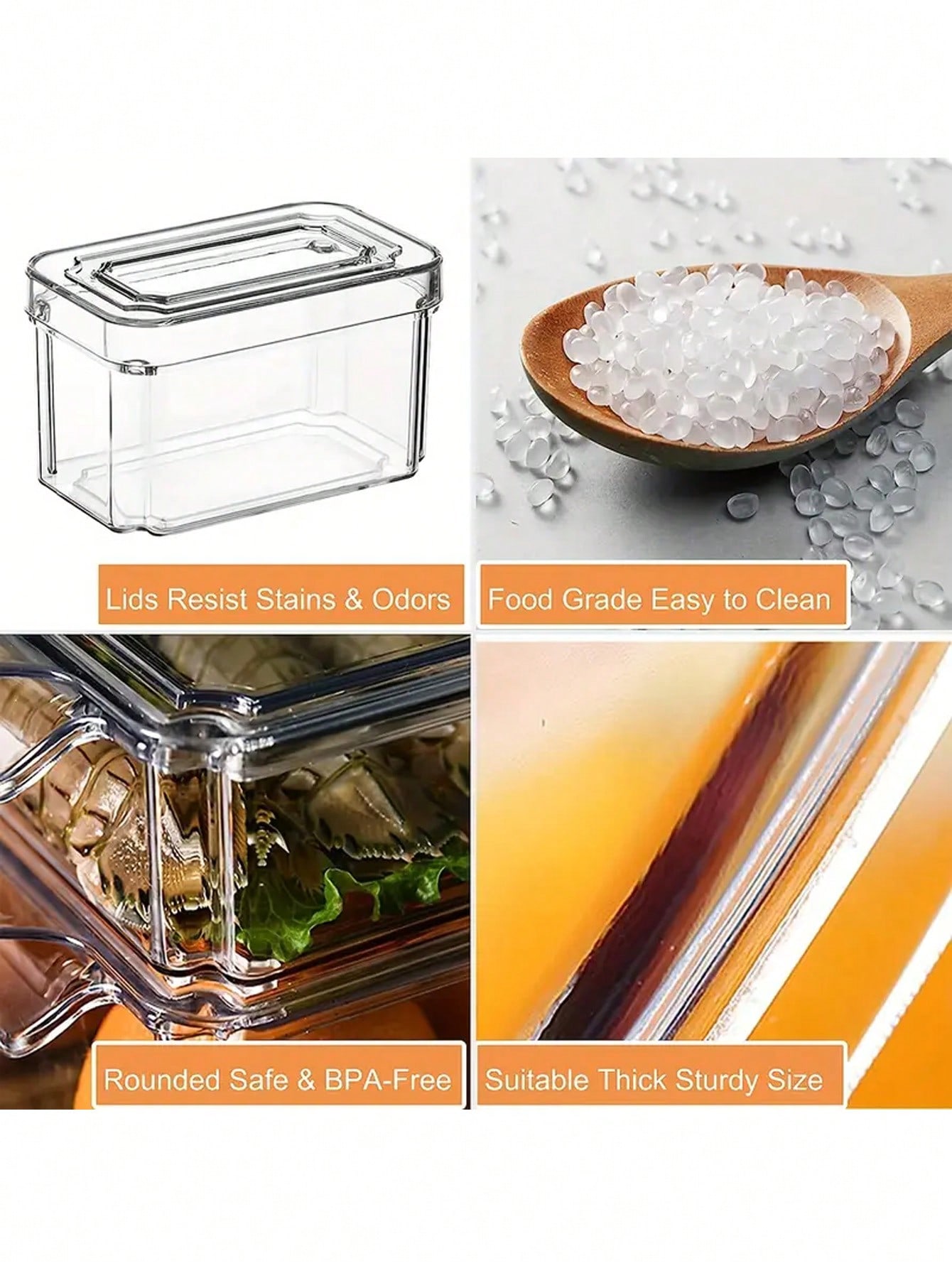 Ensemble de 7 boîtes de rangem - Stackable Pantry Bin avis et prix