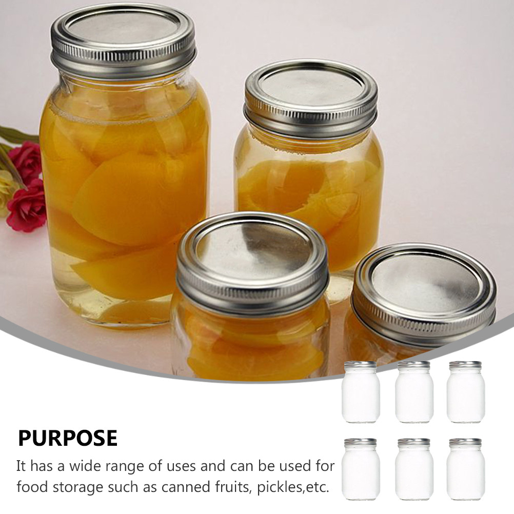 6 pots en verre ronds transpar - Food Storage Glass avis et prix
