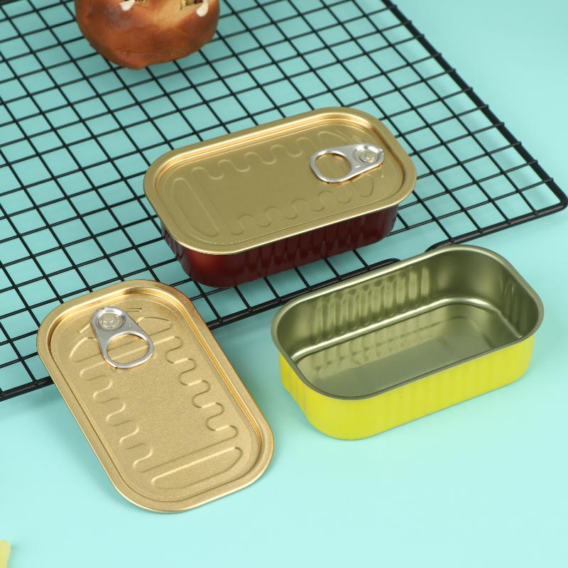 Lot de 2 mini boîtes en fer bl - Food Storage Boxes avis et prix