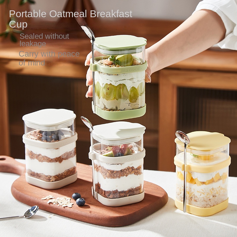 Tasse en verre pour porridge d - Food Storage Yogurt avis et prix
