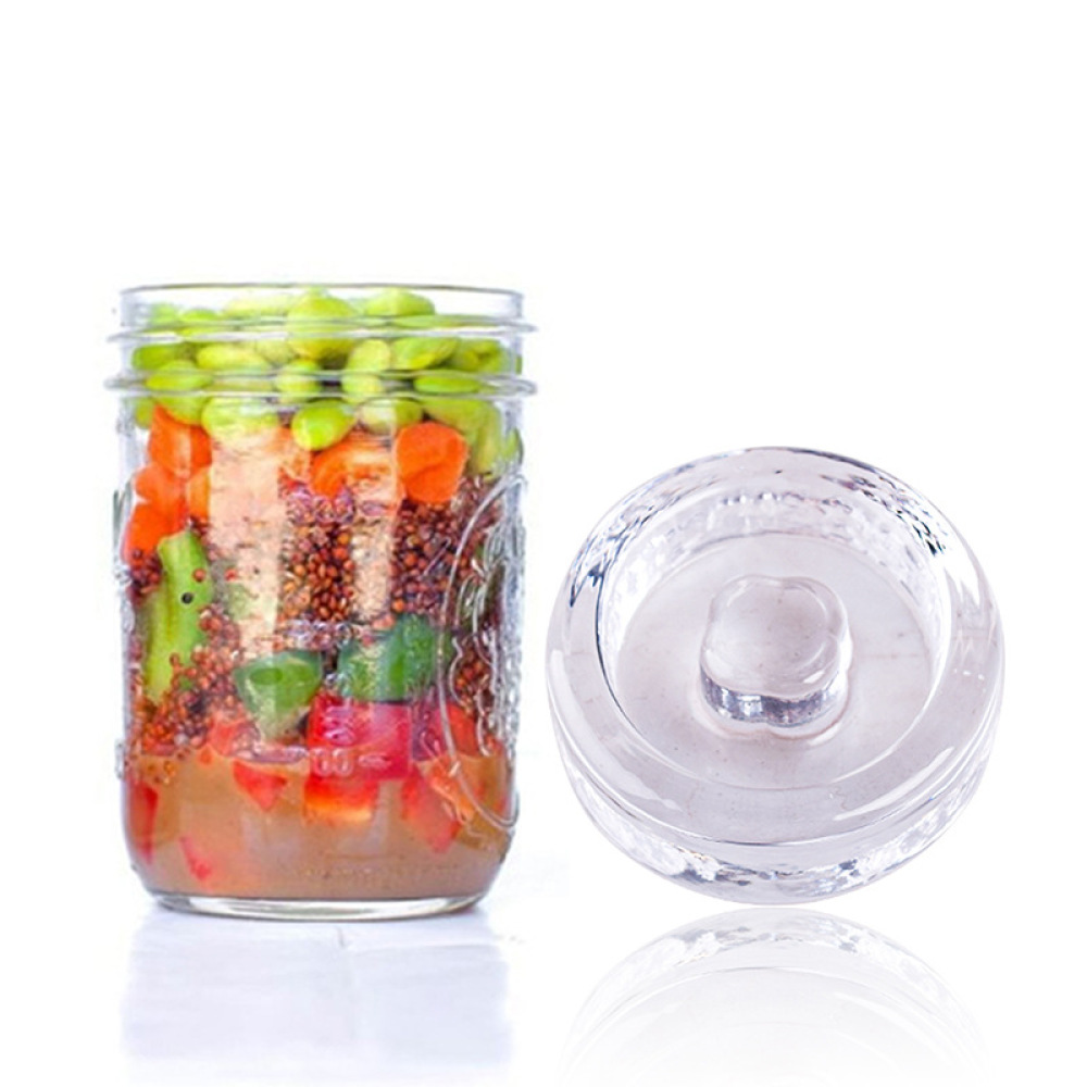 Poids de fermentation en verre - Mason Jar Wide Mouth avis et prix