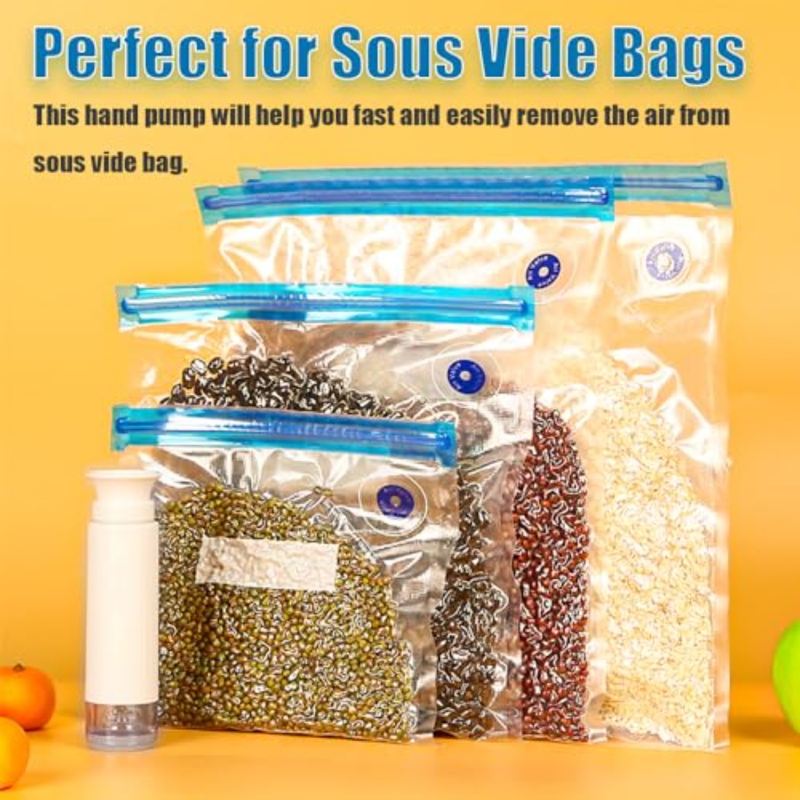 Pompe manuelle pour sacs sous  - Mason Jar Wide Mouth avis et prix