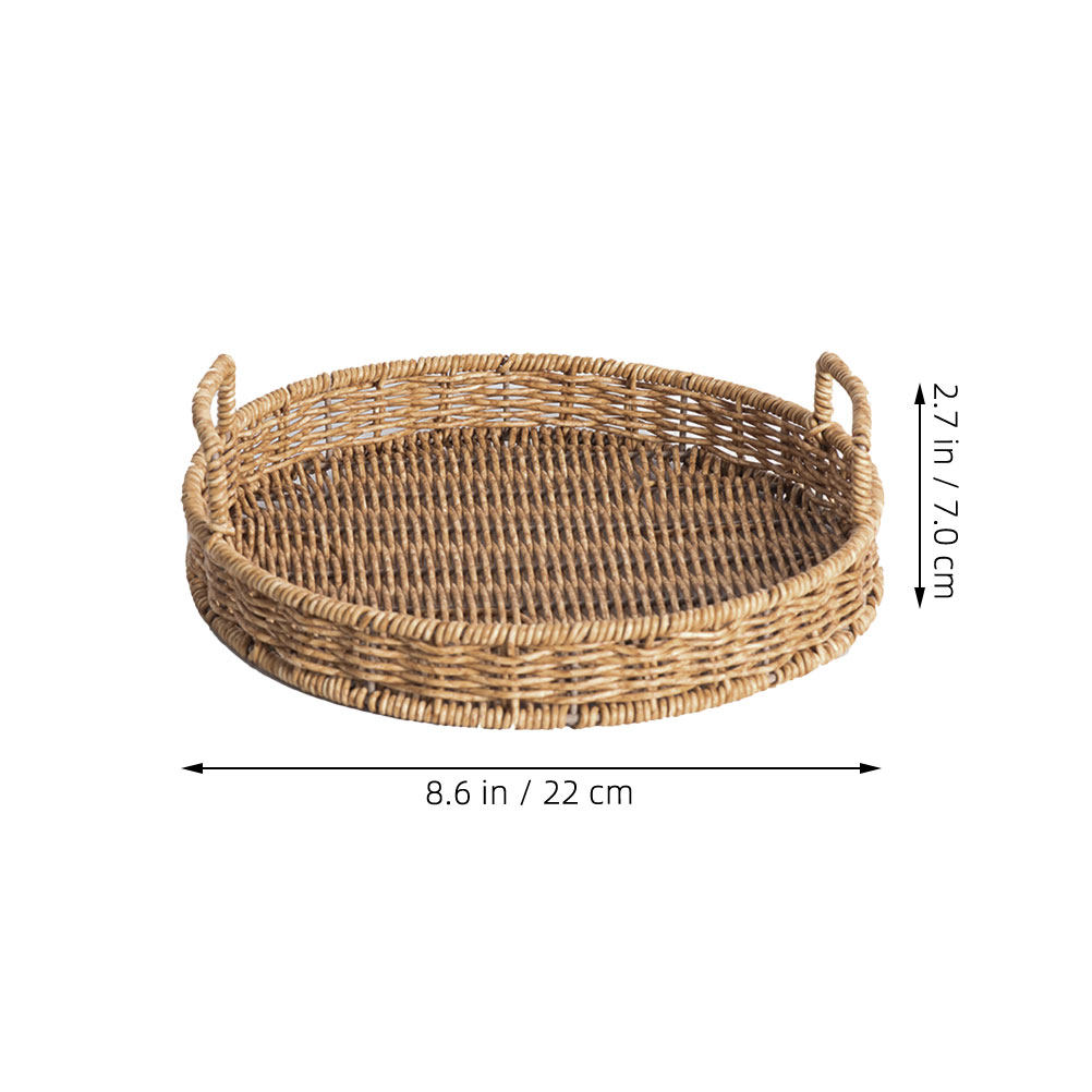 Panier à pain rond tissé imita - Food Storage Home avis et prix